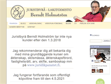 Tablet Screenshot of berndtholmstrom.fi